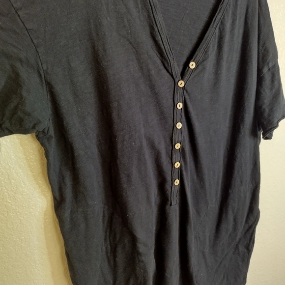 Free People Intimately Free People Oversized Tunic Short Sleeve Top sz M - Picture 3 of 6